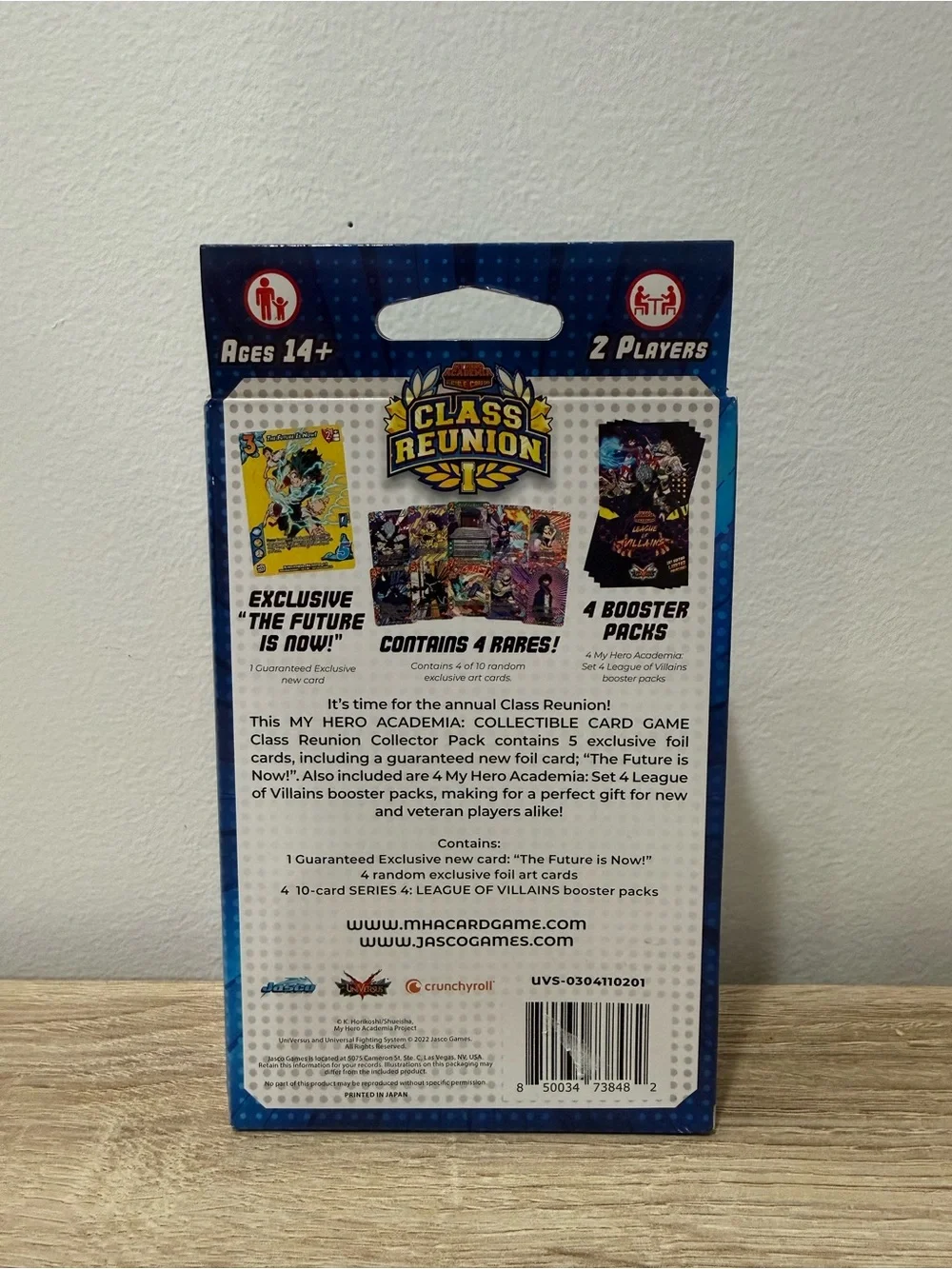 My Hero Academia CCG Class Reunion I Limited Edition Collector Pack Sealed Box